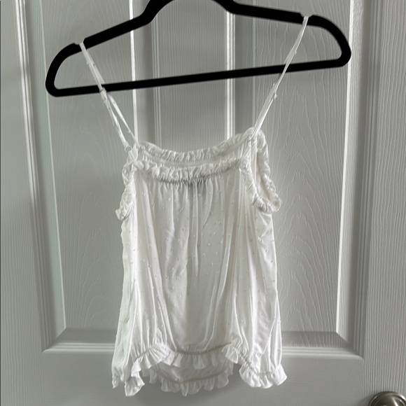❤️Express White Relaxed Ruffled Camisole - Picture 6 of 10
